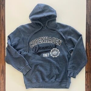 Soft Navy Blue Copenhagen Denmark Est 1167 Hoodie